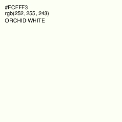 #FCFFF3 - Orchid White Color Image